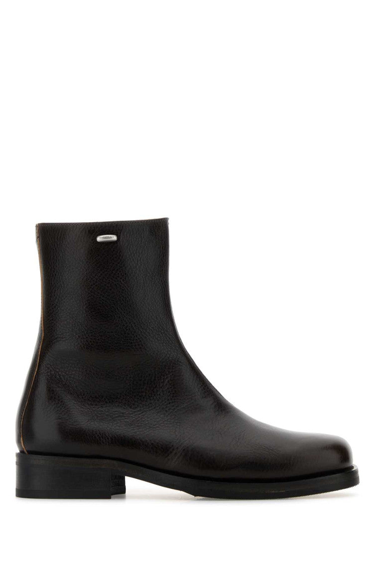 Dark Brown Leather Boots 1