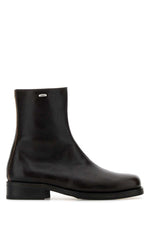 Dark Brown Leather Boots 1