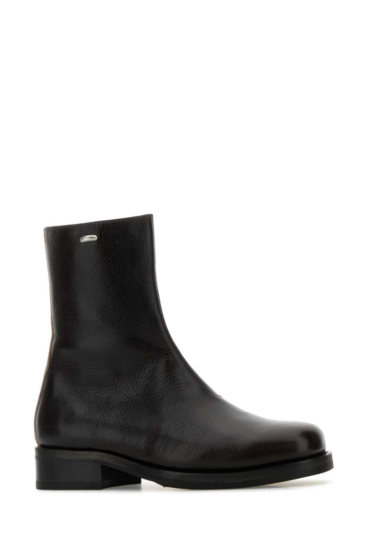 Dark Brown Leather Boots 2
