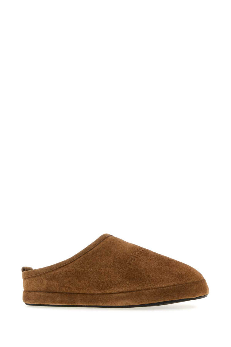 Brown Slip On Slides 2