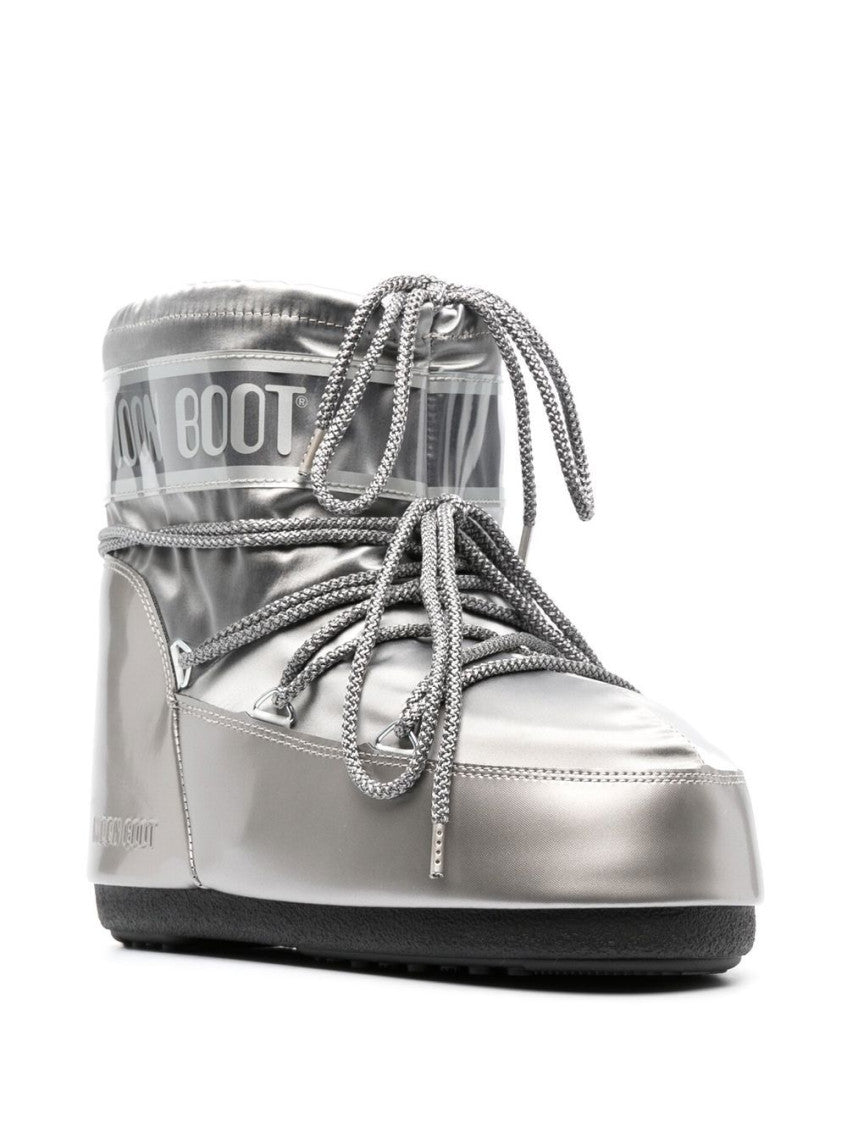 Silver Logo Boots 3