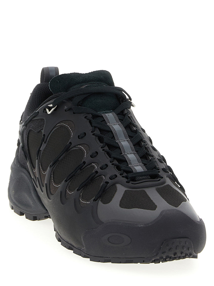 Black Lace Up Sneakers 2