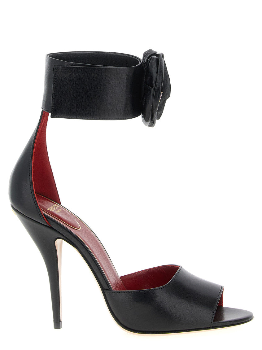 Black Ankle Strap Heels 1