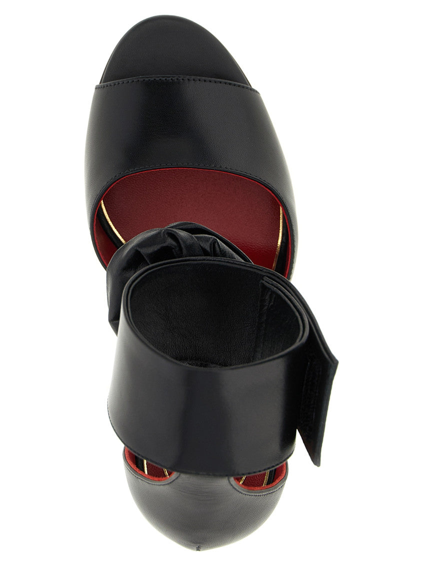 Black Ankle Strap Heels 4
