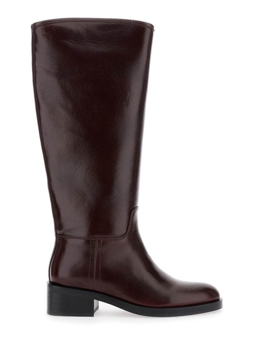 Brown Leather Boots 1