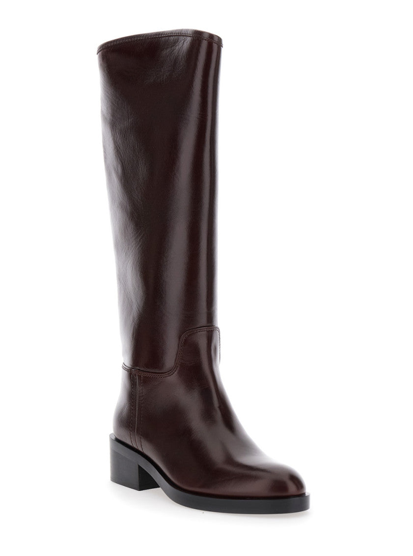 Brown Leather Boots 2