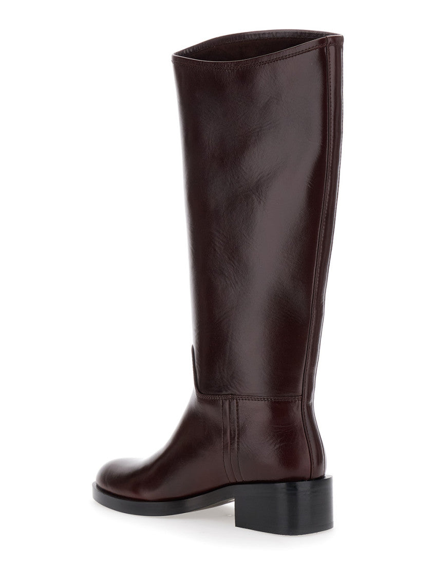 Brown Leather Boots 3