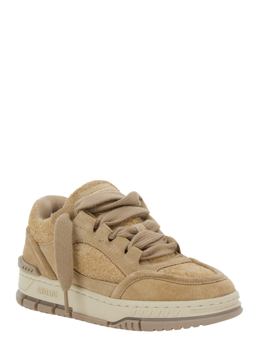 Beige Lace-Up Loop Sneaker 2