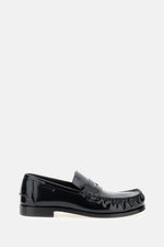 Black Leather Loafers 1