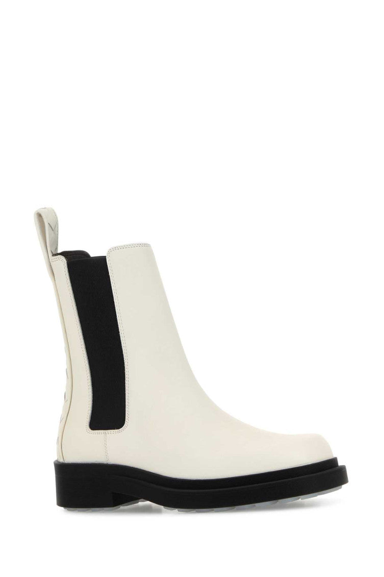 White Leather Boots 2