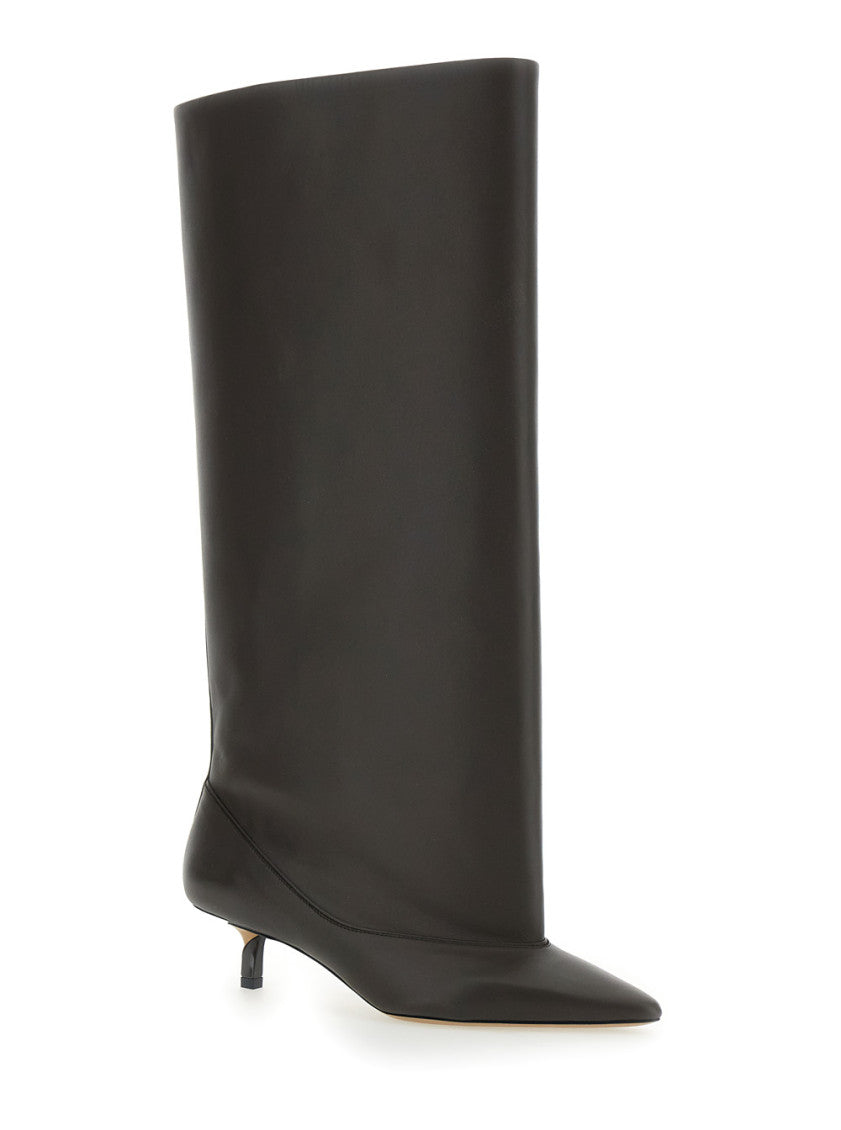 Dark Brown Leather Boots 2