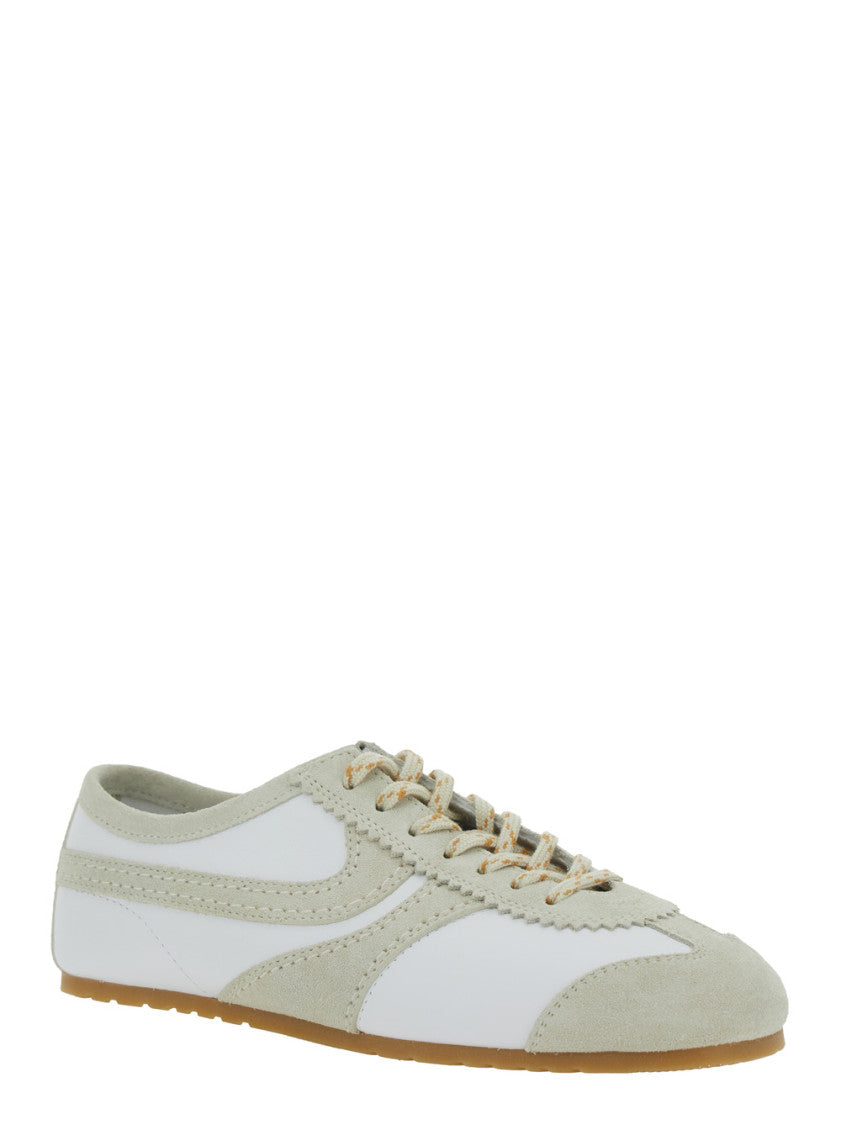 White Low Top Sneakers 2