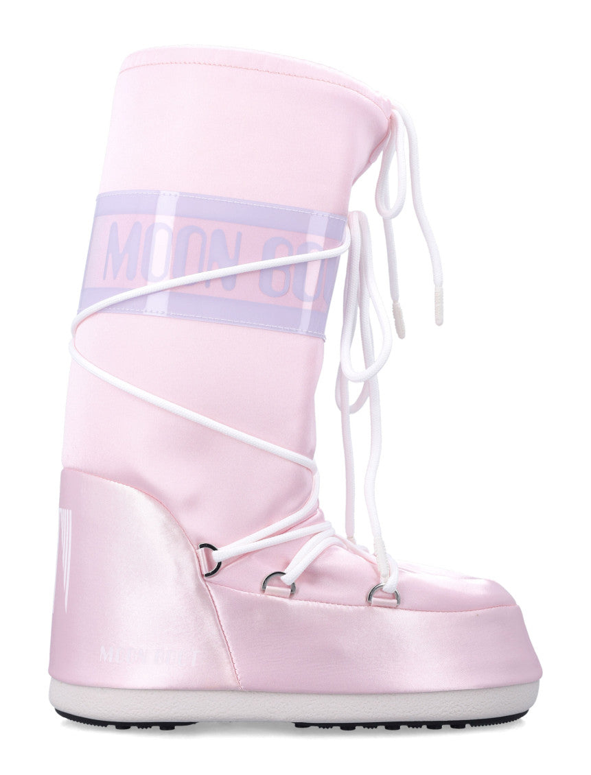 Pink Logo Boots 1