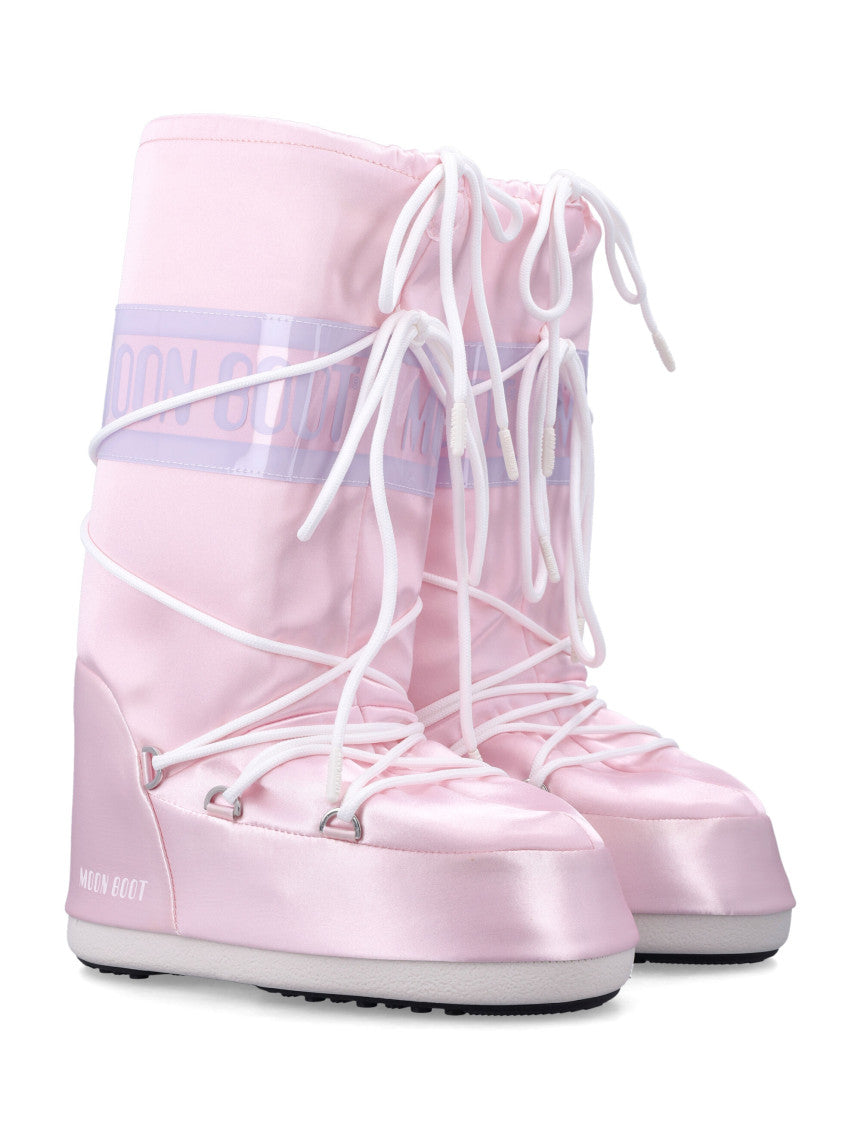 Pink Logo Boots 2