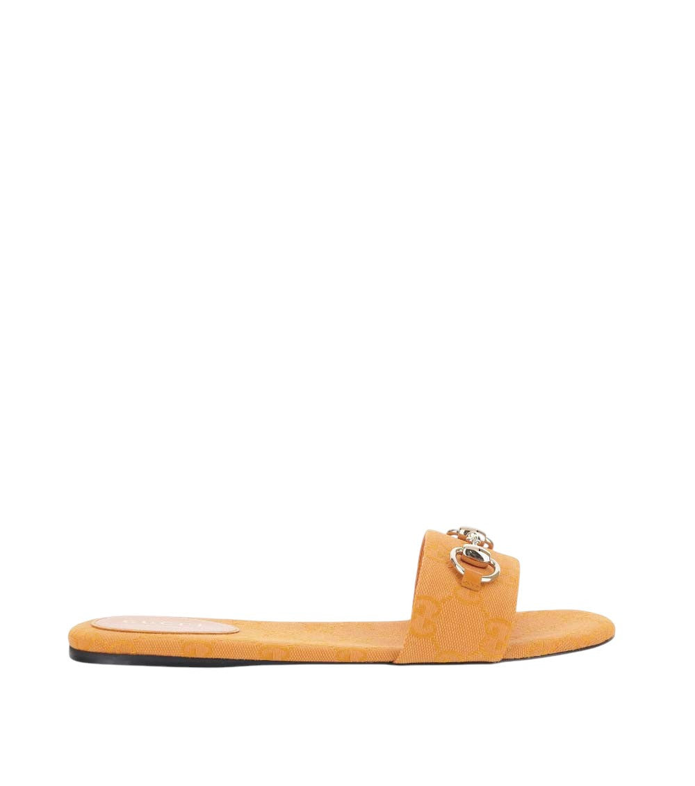 Orange Logo Flats 1