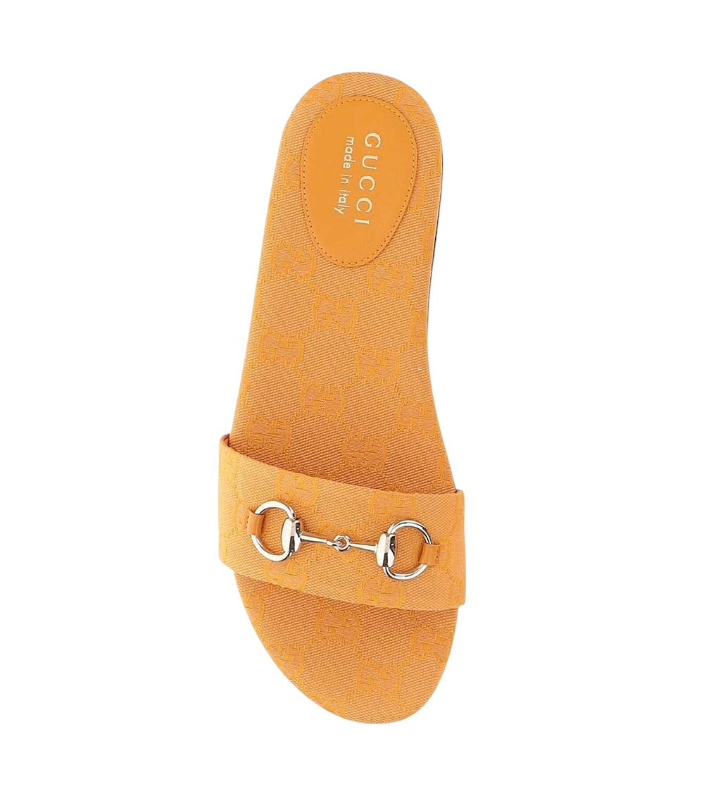 Orange Logo Flats 3