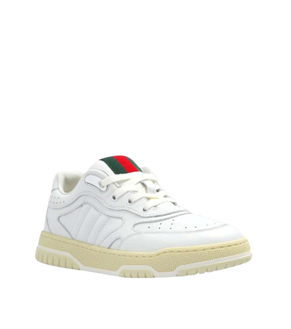 Kids White Re-web Sneakers 2