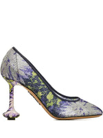 Light Purple Sequined Pumps 1