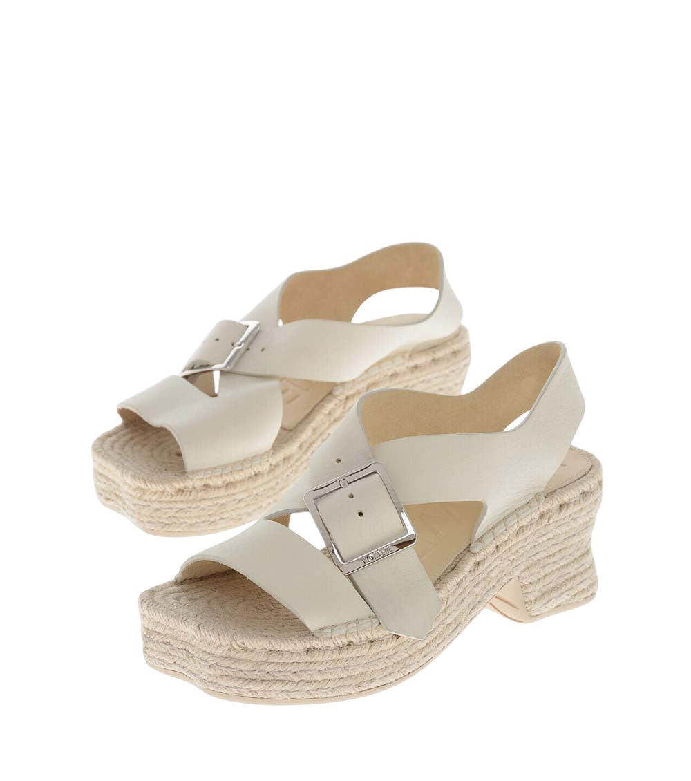 White Platform Sandals 2