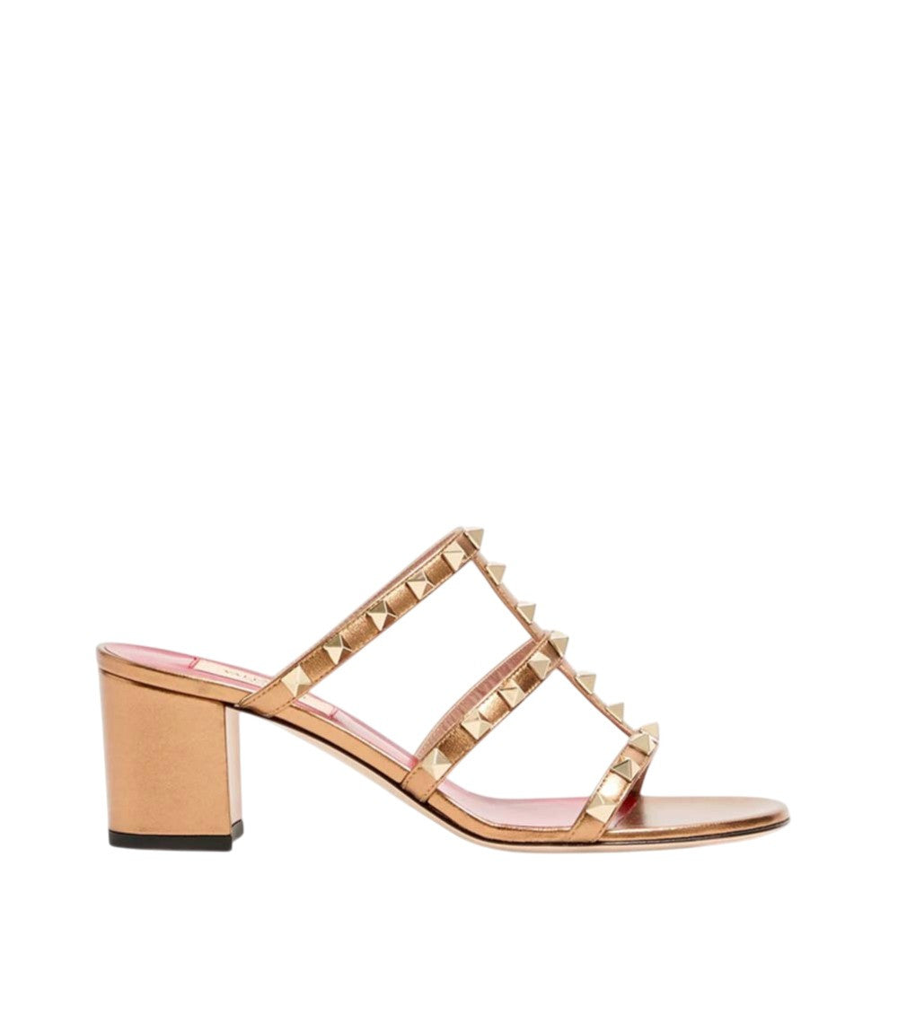 Gold Rockstud Heels 1