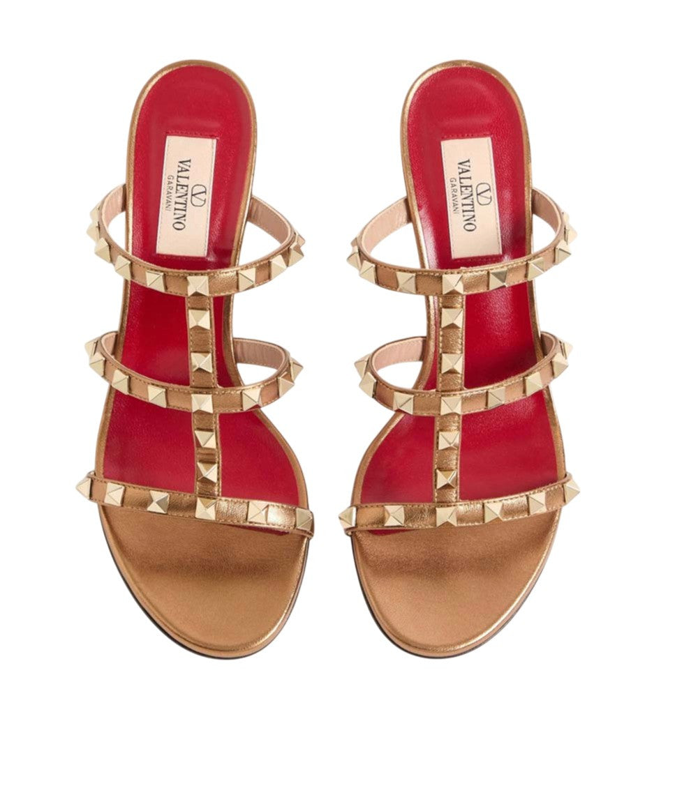Gold Rockstud Heels 3