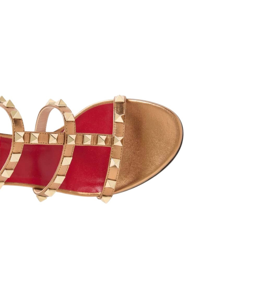 Gold Rockstud Heels 4