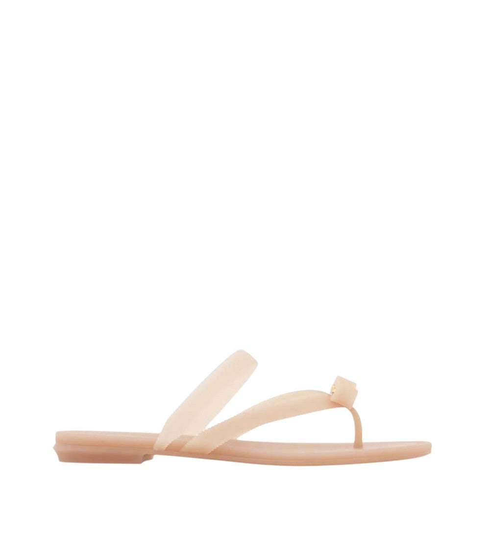 Pink Textured Vara Sandals 1
