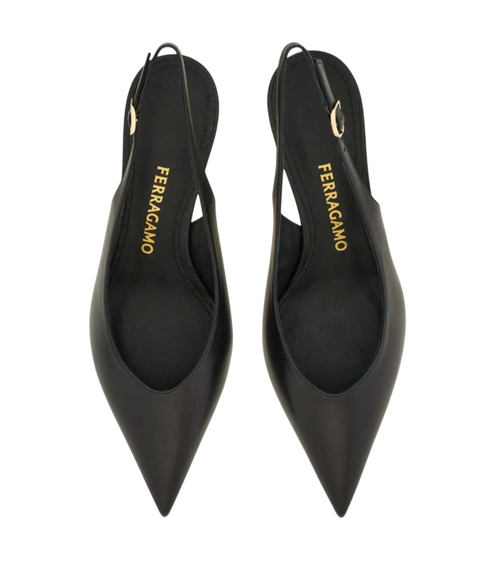 Black Leather Pumps 3