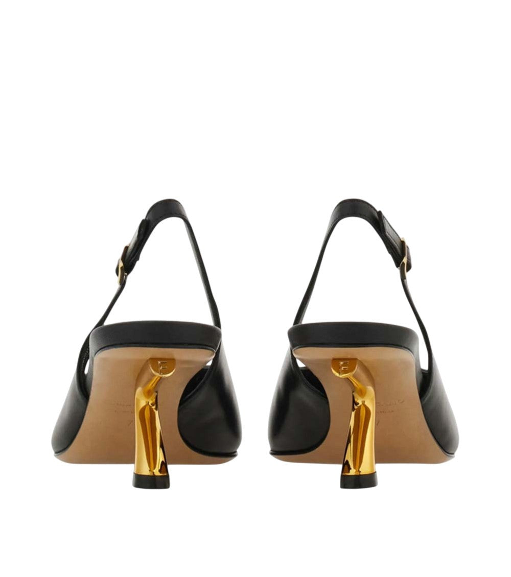 Black Leather Pumps 4