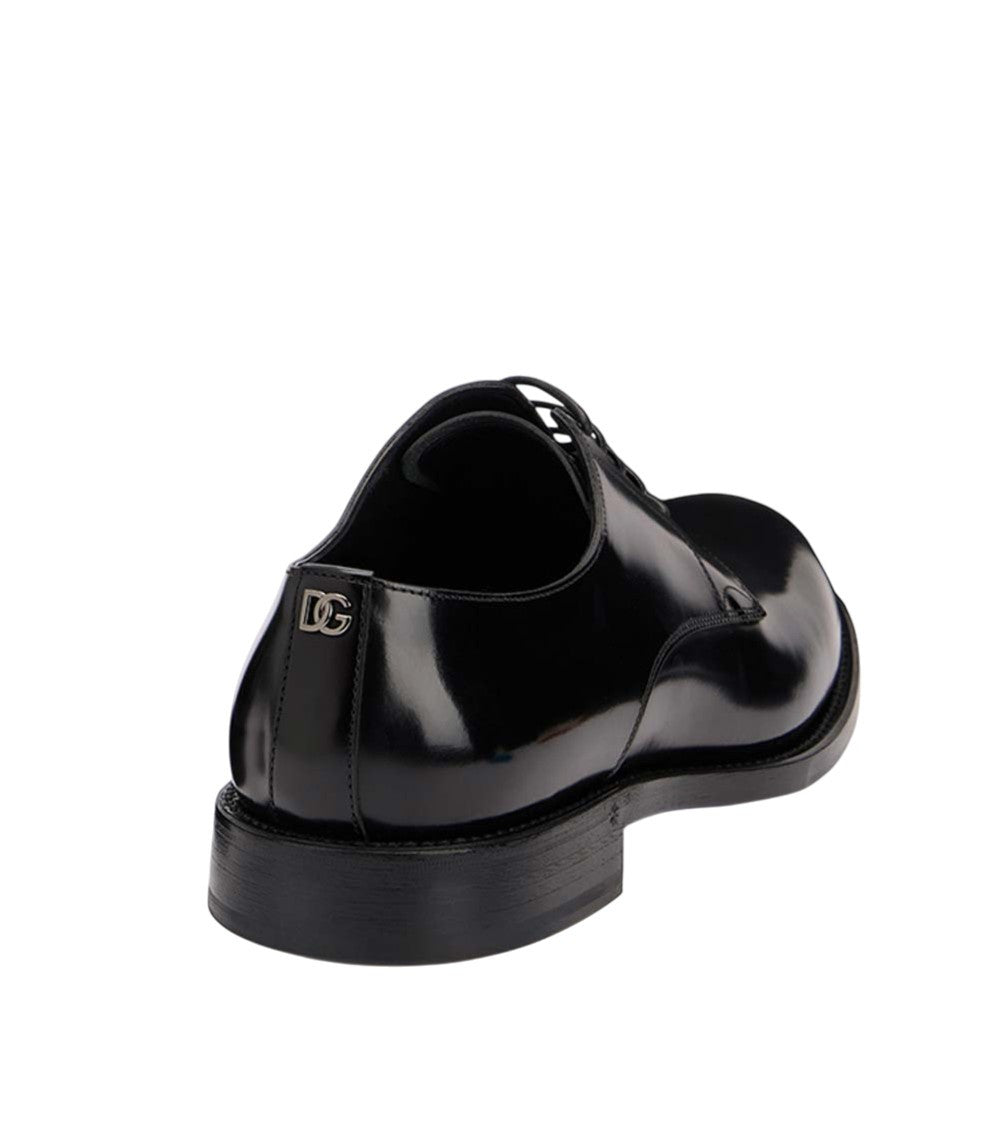 Black Leather Lace-up Shoes 2