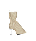 Beige Taquito Pleated Boots 1