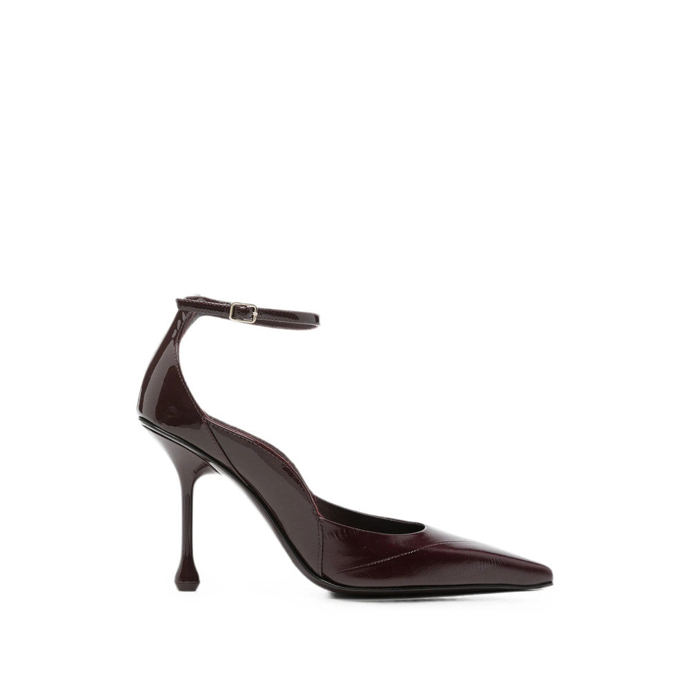 Burgundy Quinci Pumps 1