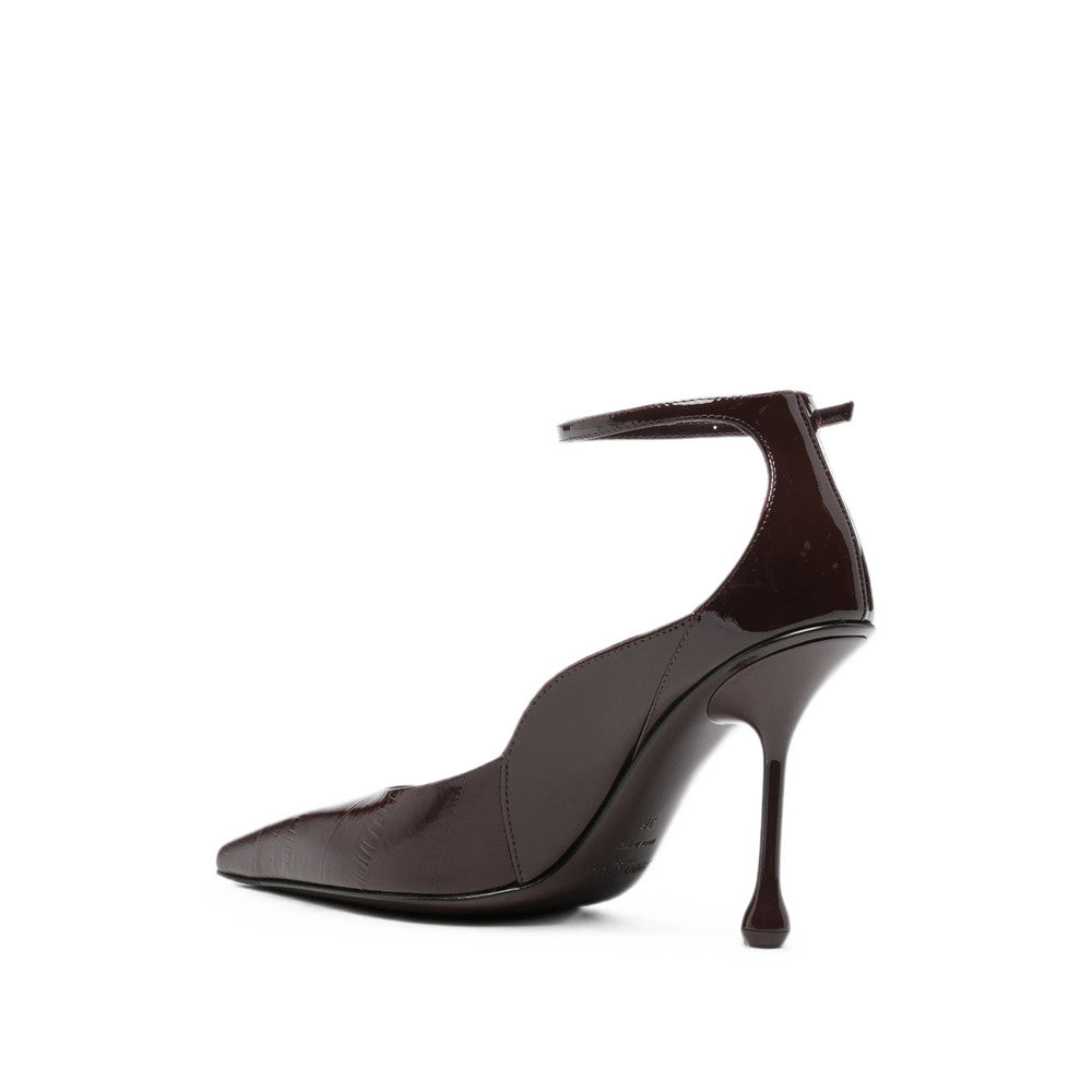 Burgundy Quinci Pumps 3