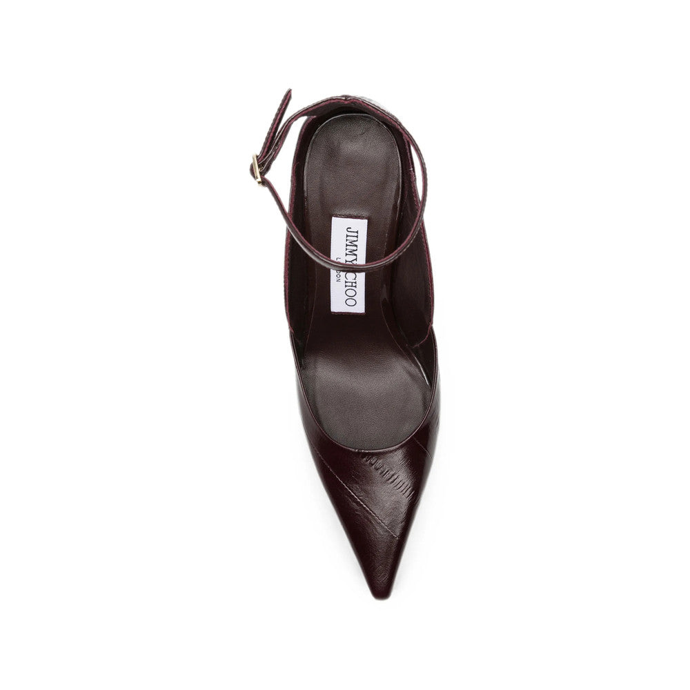 Burgundy Quinci Pumps 4
