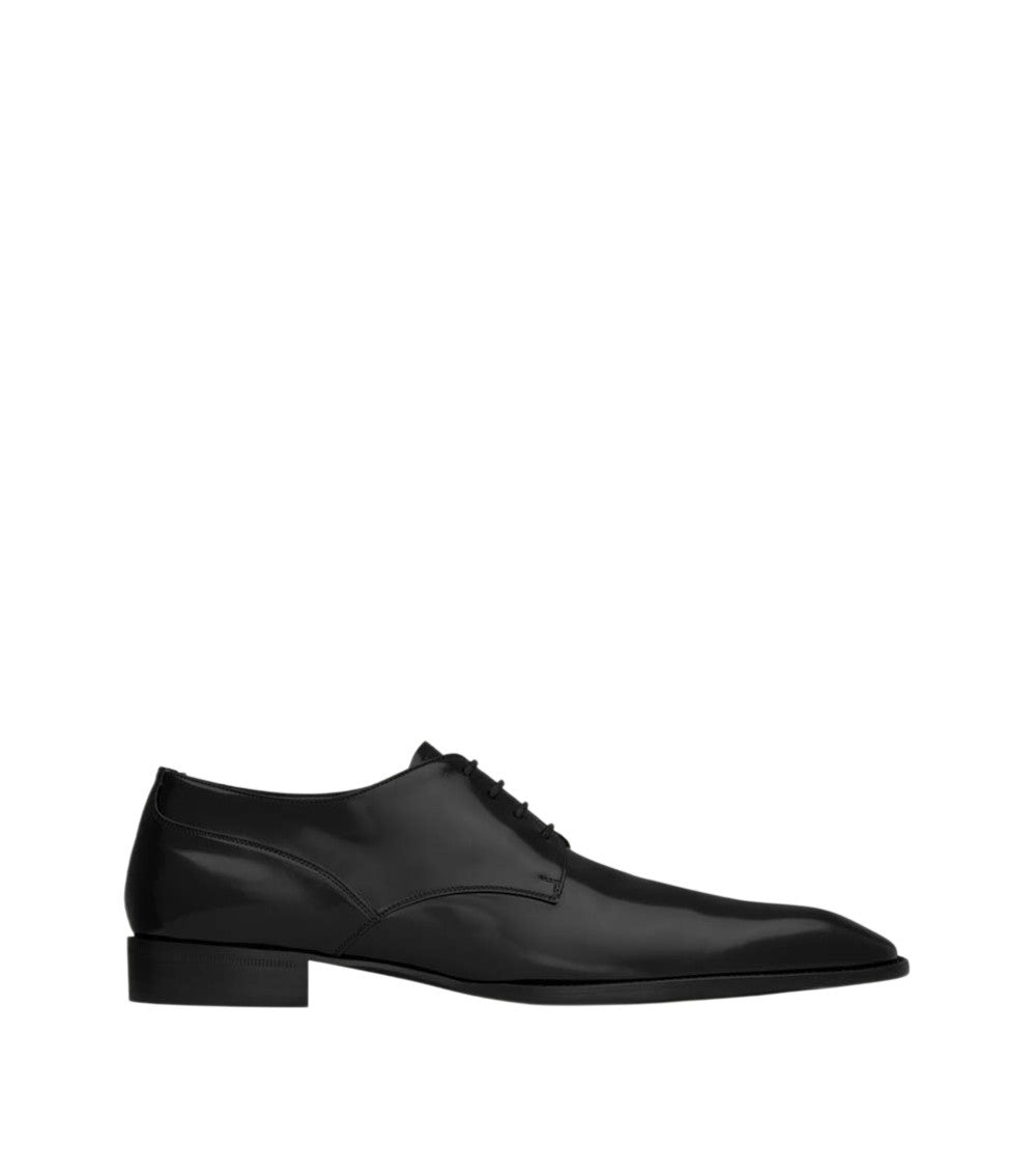 Black Leather Lace-up Shoes 2
