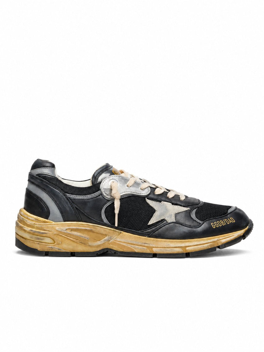 Black Logo Running Sneakers 1