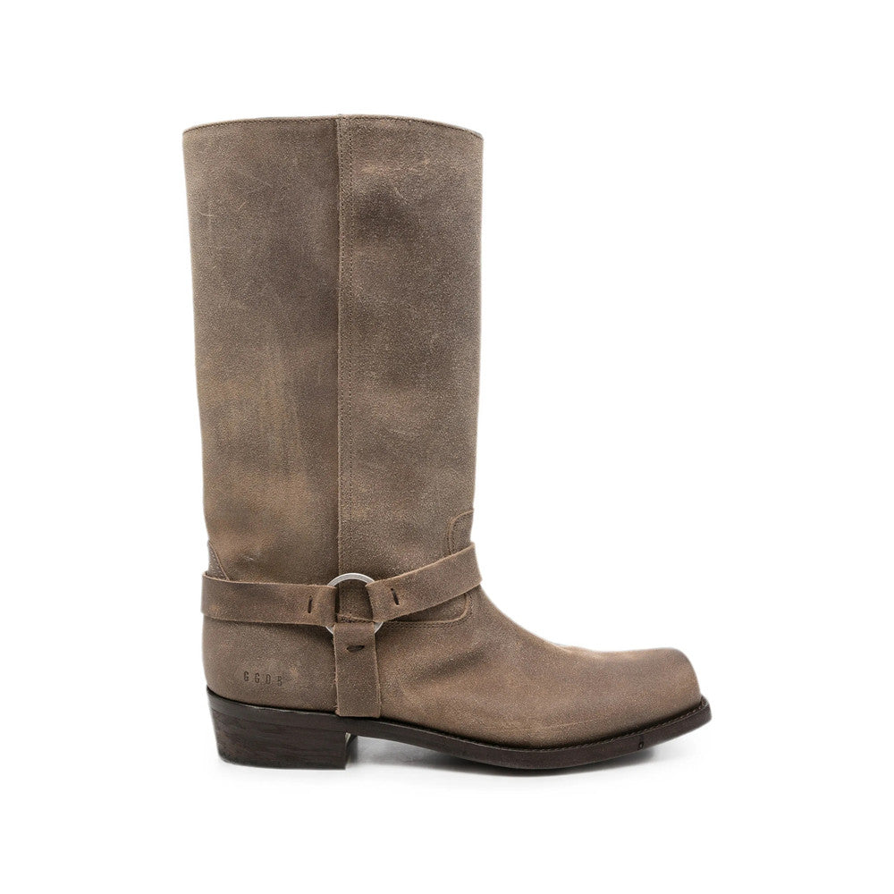Taupe Suede Boots 1