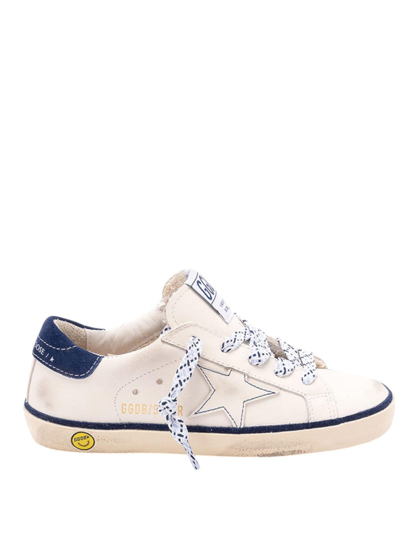 Boys White Super-star Sneakers 1