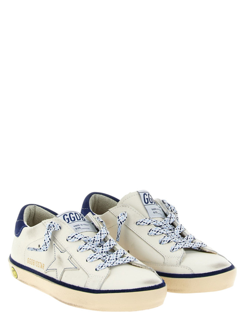 Boys White Super-star Sneakers 2