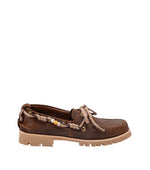 Brown Lace-up Loafers 1