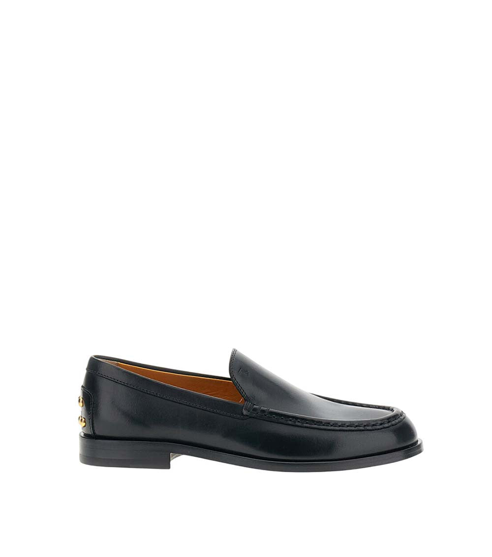Black Leather Loafers 1