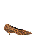 Leopard Print Slip-on Pumps 1