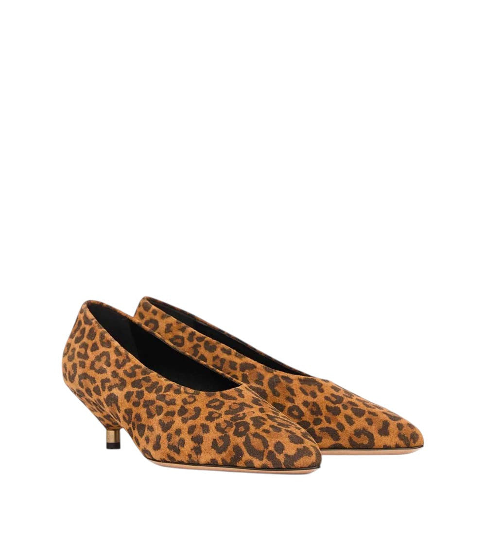 Leopard Print Slip-on Pumps 2