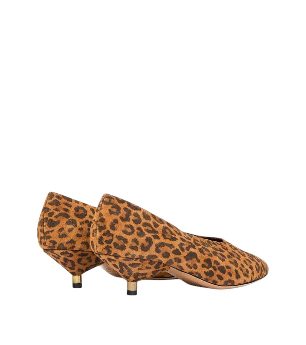 Leopard Print Slip-on Pumps 4