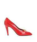 Red Leather Clelia Pumps 1