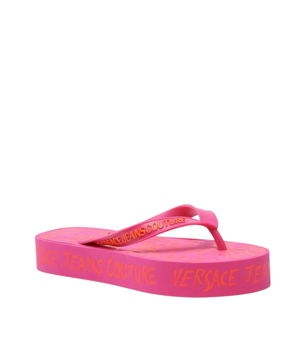 Pink Logo Slippers 1