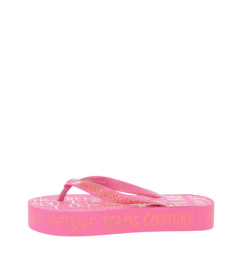 Pink Logo Slippers 3