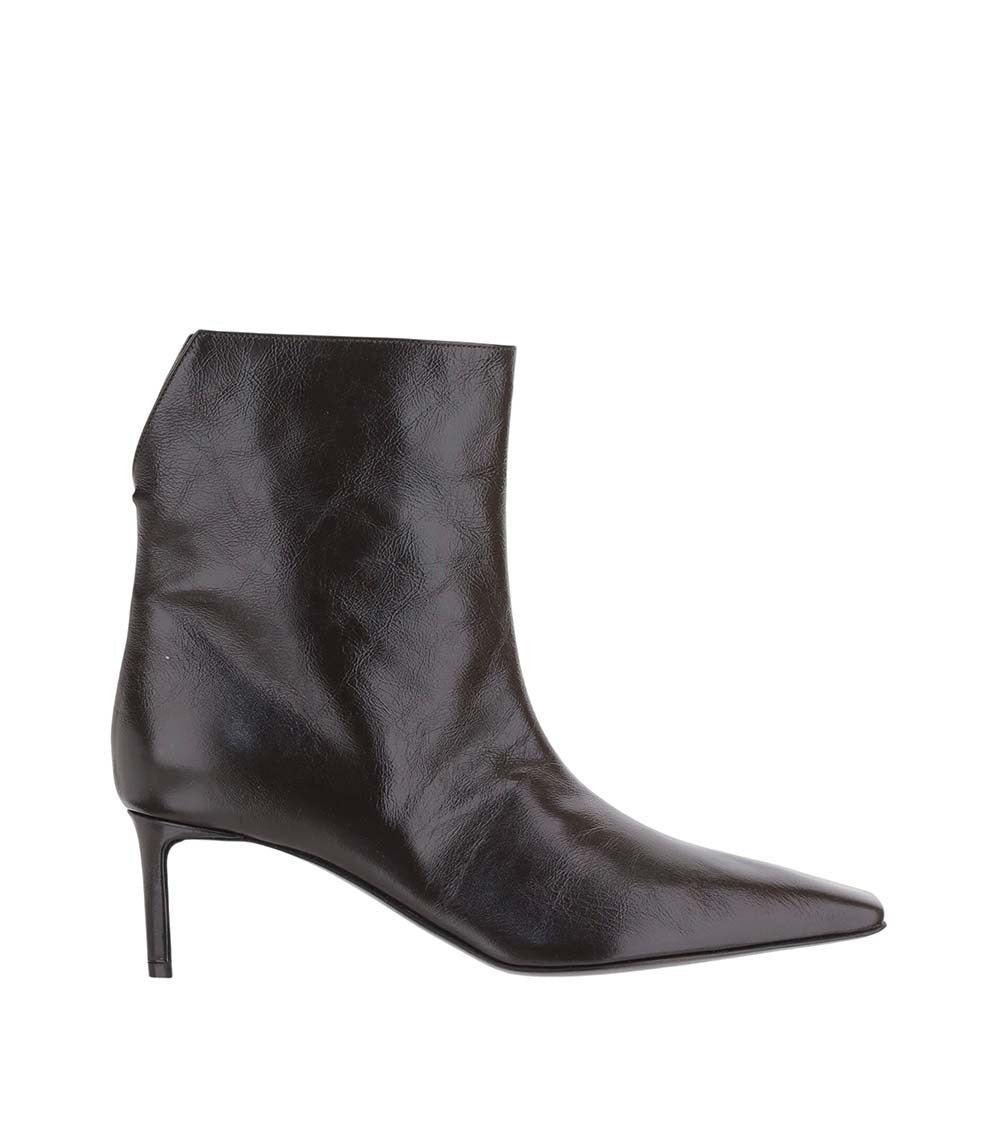 Black Leather Ankle Boots 1