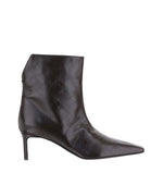 Black Leather Ankle Boots 1