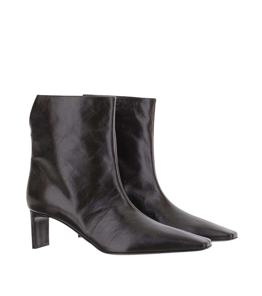 Black Leather Ankle Boots 2